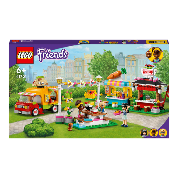 Lego Friends Sokak Lezzetleri Pazarı Yapım Seti 41701