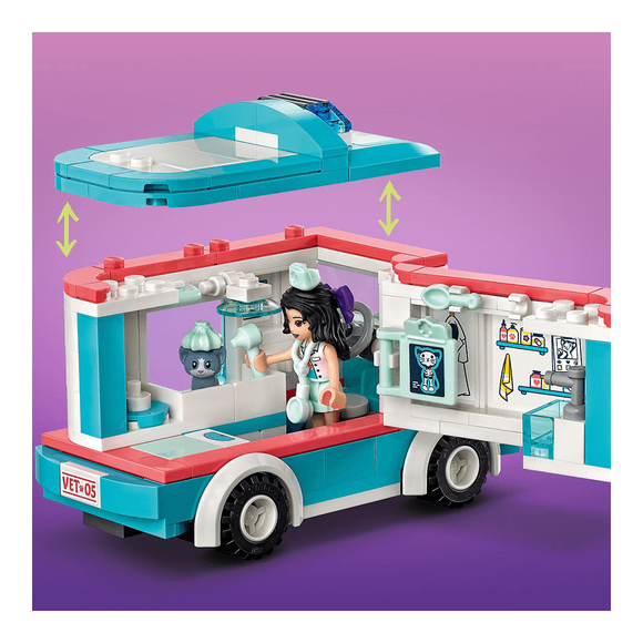 Lego Friends Veteriner Kliniği Ambulansı 41445