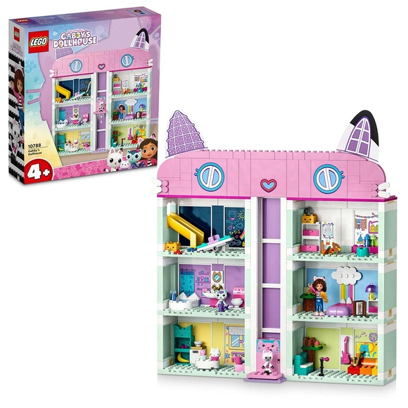 LEGO Gabby’nin Hayal Evi 10788 Oyuncak Yapım Seti (498 Parça)