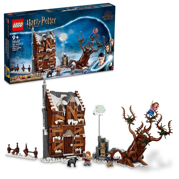 LEGO Harry Potter Bağıran Baraka ve Şamarcı Söğüt 76407 Yapım Seti (777 Parça)