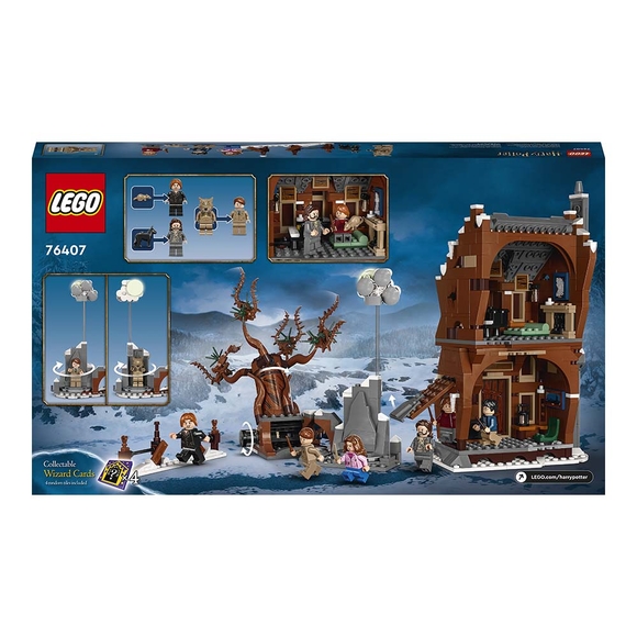 LEGO Harry Potter Bağıran Baraka ve Şamarcı Söğüt 76407 Yapım Seti (777 Parça)