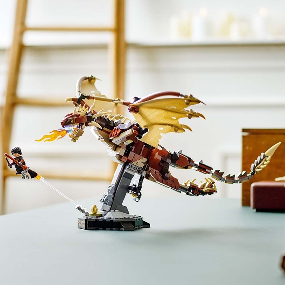 LEGO Harry Potter Macar Boynuzkuyruk Ejderhası 76406 Yapım Seti (671 Parça)