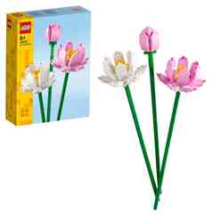 Lego Icons Lotus Çiçekleri 40647 - Thumbnail