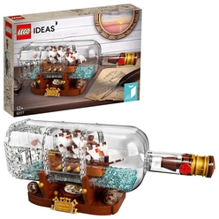 LEGO Ideas Şişede Gemi 21313 Yapım Oyuncağı - Thumbnail