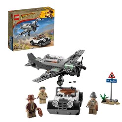LEGO - Lego Indiana Jones Avcı Uçağı Takibi 77012 (387 Parça)