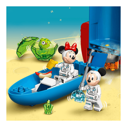 Lego Juniors Mickey ve Arkadaşları Mickey Fare ve Minnie Fare’nin Uzay Roketi 10774 - Thumbnail