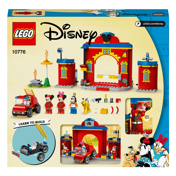 Lego Juniors Mickey ve Arkadaşlarının İtfiaye Merkezi ve Kamyonu 10776