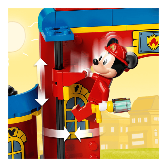 Lego Juniors Mickey ve Arkadaşlarının İtfiaye Merkezi ve Kamyonu 10776