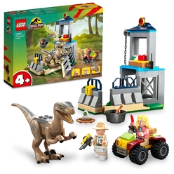LEGO Jurassic Park Velociraptor Kaçışı 76957 Oyuncak Yapım Seti (137 Parça) - Thumbnail