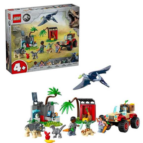 Lego Jurassic Park Yavru Dinozor Kurtarma Merkezi 76963