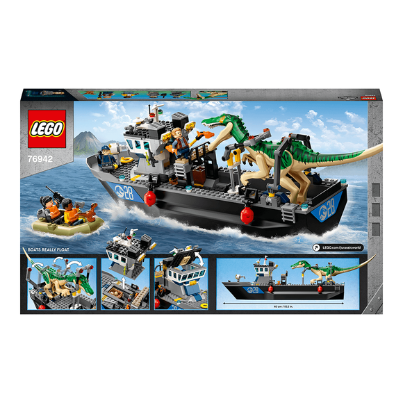 Lego Jurassic World Baryonyx Dinozor Teknesinden Kaçış 76942