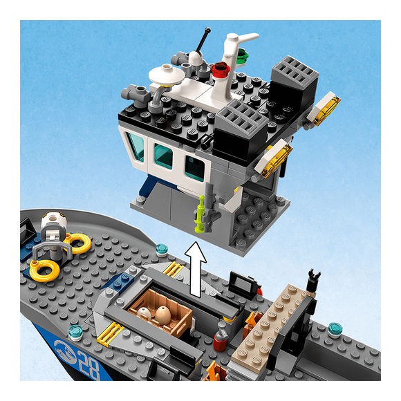 Lego Jurassic World Baryonyx Dinozor Teknesinden Kaçış 76942