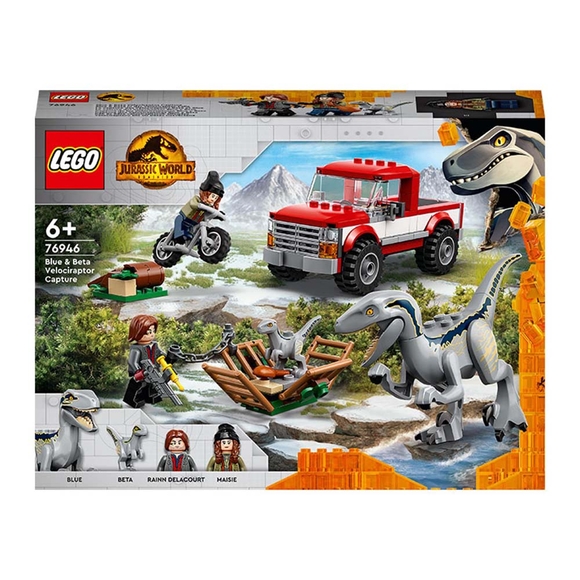 Lego Jurassic World Blue ve Beta Velociraptor Yakalama 76946