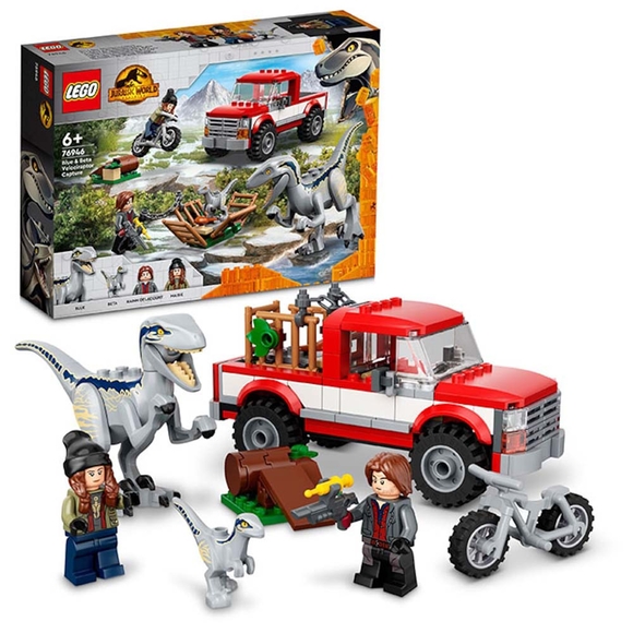 Lego Jurassic World Blue ve Beta Velociraptor Yakalama 76946