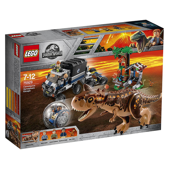 Lego Jurassic World Carnotaurus Gyrosphere Escape 75929