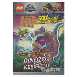 Lego Jurassic World Çıkartmalı Faaliyet ve Bulmaca Kitabı - Dinozor Keşifleri - Thumbnail