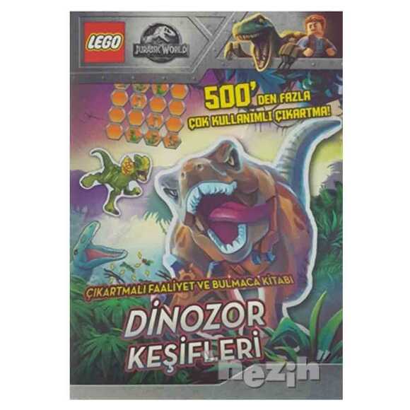 Lego Jurassic World Çıkartmalı Faaliyet ve Bulmaca Kitabı - Dinozor Keşifleri