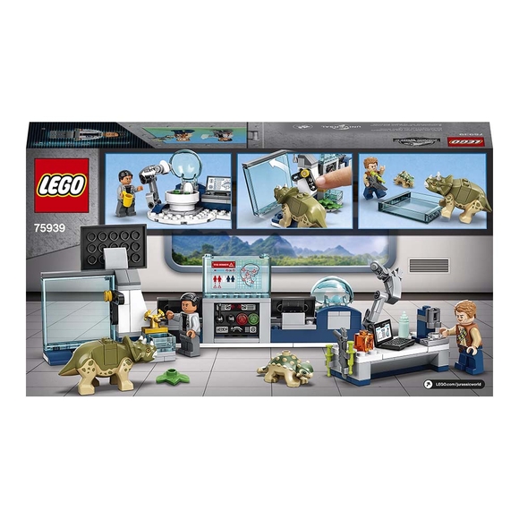 LEGO Jurassic World Dr. Wu´nun Laboratuvarı: Yavru Dinozorların Kaçışı 75939 Yapım Seti (164 Parça)