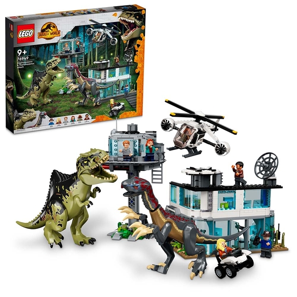 LEGO Jurassic World Giganotosaurus ve Therizinosaurus Saldırısı 76949 (658 Parça)