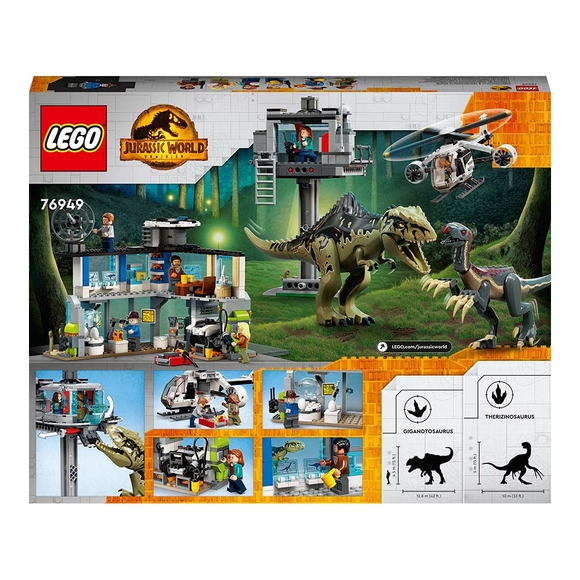 LEGO Jurassic World Giganotosaurus ve Therizinosaurus Saldırısı 76949 (658 Parça)