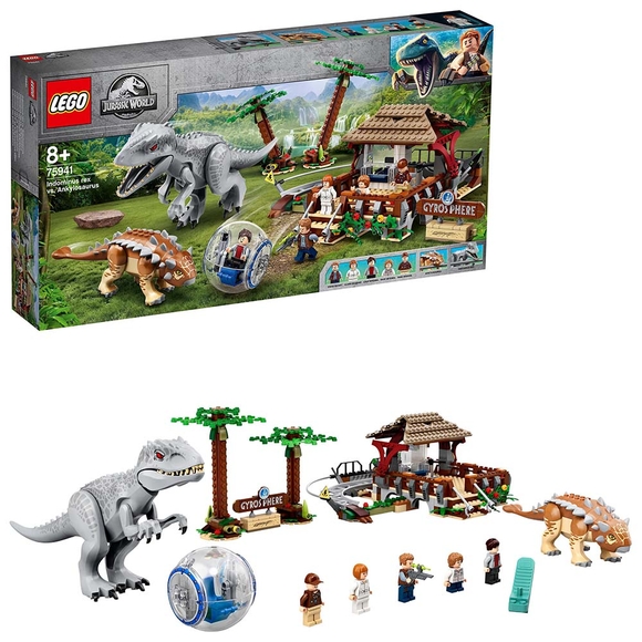 LEGO Jurassic World Indominus rex Ankylosaurus’a Karşı 75941 Yapım Seti (537 Parça)
