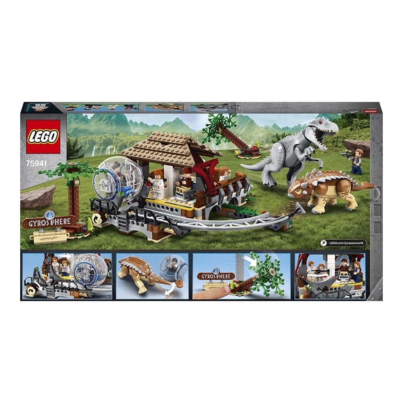 LEGO Jurassic World Indominus rex Ankylosaurus’a Karşı 75941 Yapım Seti (537 Parça)