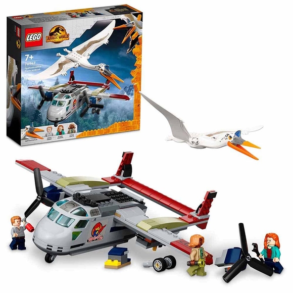 Lego Jurassic World Quetzalcoatlus Uçak Pususu 76947