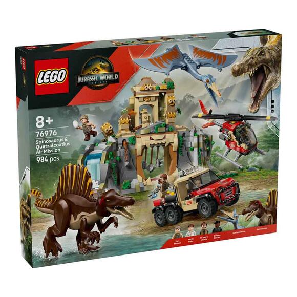 Lego Jurassic World Spinosaurus Ve Quetzalcoatlus Hava Görevi 76976
