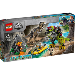 Lego Jurassic World T. rex ile Dinozor Robotu Savaşı 75938 - Thumbnail