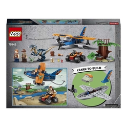 LEGO Jurassic World Velociraptor: Uçakla Kurtarma Görevi 75942 Yapım Seti (101 Parça) - Thumbnail