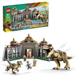 Lego Jurassic Ziyaretçi Park Merkezi: T. Rex Ve Raptor Saldırısı (693 Parça) 76961 - Thumbnail