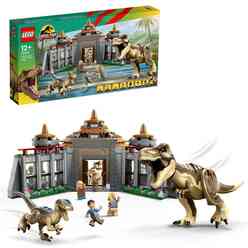LEGO - Lego Jurassic Ziyaretçi Park Merkezi: T. Rex Ve Raptor Saldırısı (693 Parça) 76961