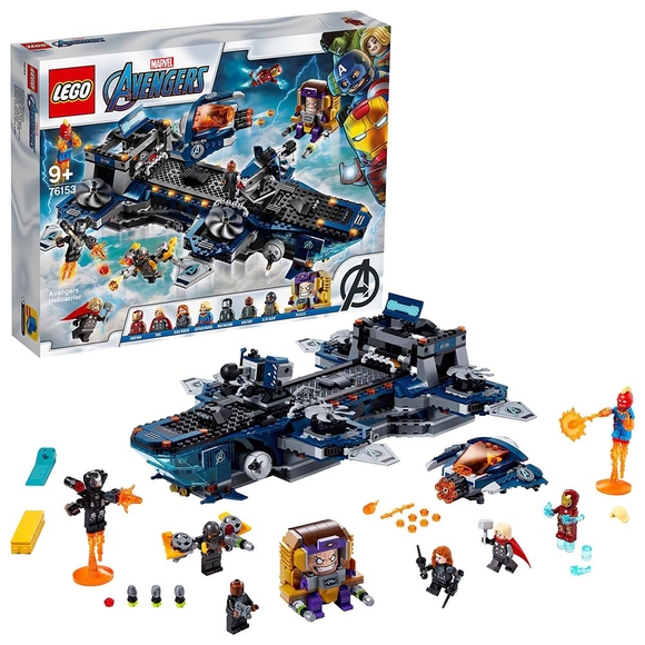 LEGO Marvel Avengers Helikoptaşır 76153 Yapım Seti