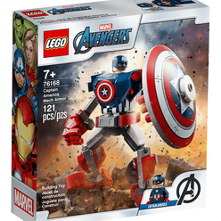 Lego Marvel Avengers Klasik Kaptan Amerika Robot Zırhı 76168 - Thumbnail