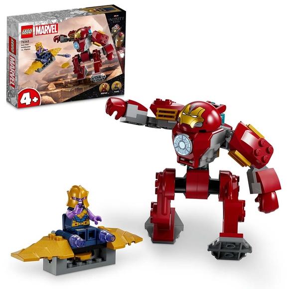 LEGO Marvel Iron Man Hulkbuster Thanos’a Karşı 76263 Oyuncak Yapım Seti (66 Parça)