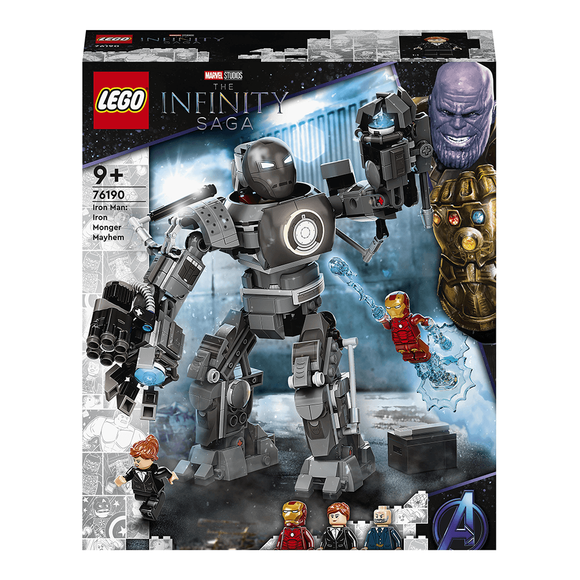 Lego Marvel Iron Man Iron Monger Kaosu 76190