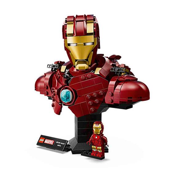 Lego Marvel Iron Man Mk4 Büstü 76327