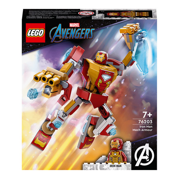 Lego Marvel Iron Man Robot Zırhı 76203