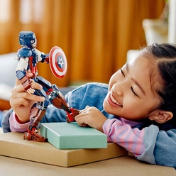 LEGO Marvel Kaptan Amerika Yapım Figürü 76258 Oyuncak Yapım Seti (310 Parça) - Thumbnail