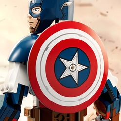 LEGO Marvel Kaptan Amerika Yapım Figürü 76258 Oyuncak Yapım Seti (310 Parça) - Thumbnail