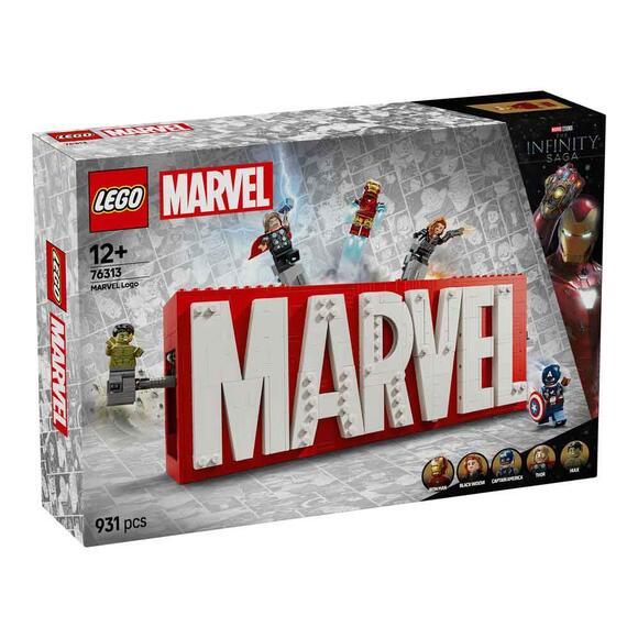 Lego Marvel: Marvel Logosu Ve Minifigürleri 76313