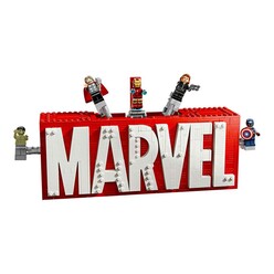 Lego Marvel: Marvel Logosu Ve Minifigürleri 76313 - Thumbnail
