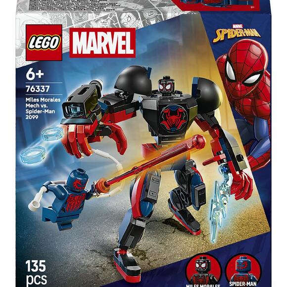 Lego Marvel Miles Morales Robotu Vs. Örümcek Adam 2099 76337