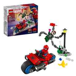 Lego Marvel Motosiklet Takibi Örümcek Adam Doktor Oktopus’A Karşı 76275 - Thumbnail