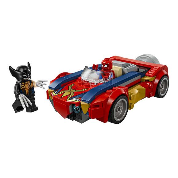 Lego Marvel Örümcek Adam Arabası Vs. Venom Wolverine 76336