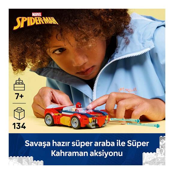 Lego Marvel Örümcek Adam Arabası Vs. Venom Wolverine 76336