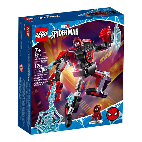 Lego Marvel Örümcek Adam Miles Morales Robot Zırhı 76171