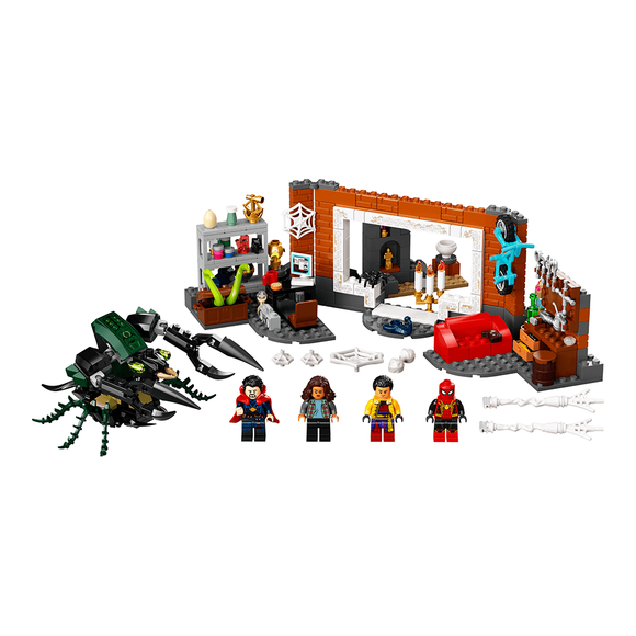 Lego Marvel Örümcek Adam Sanctum Atölyesinde 76185
