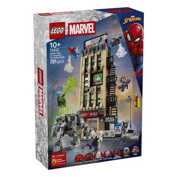 Lego Marvel Örümcek Adam vs. Mysterio: Daily Bugle 76342