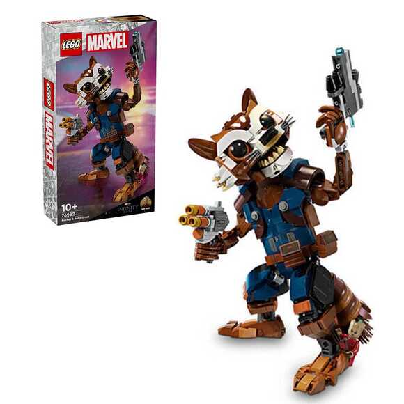 Lego Marvel Rocket ve Bebek Groot 76282